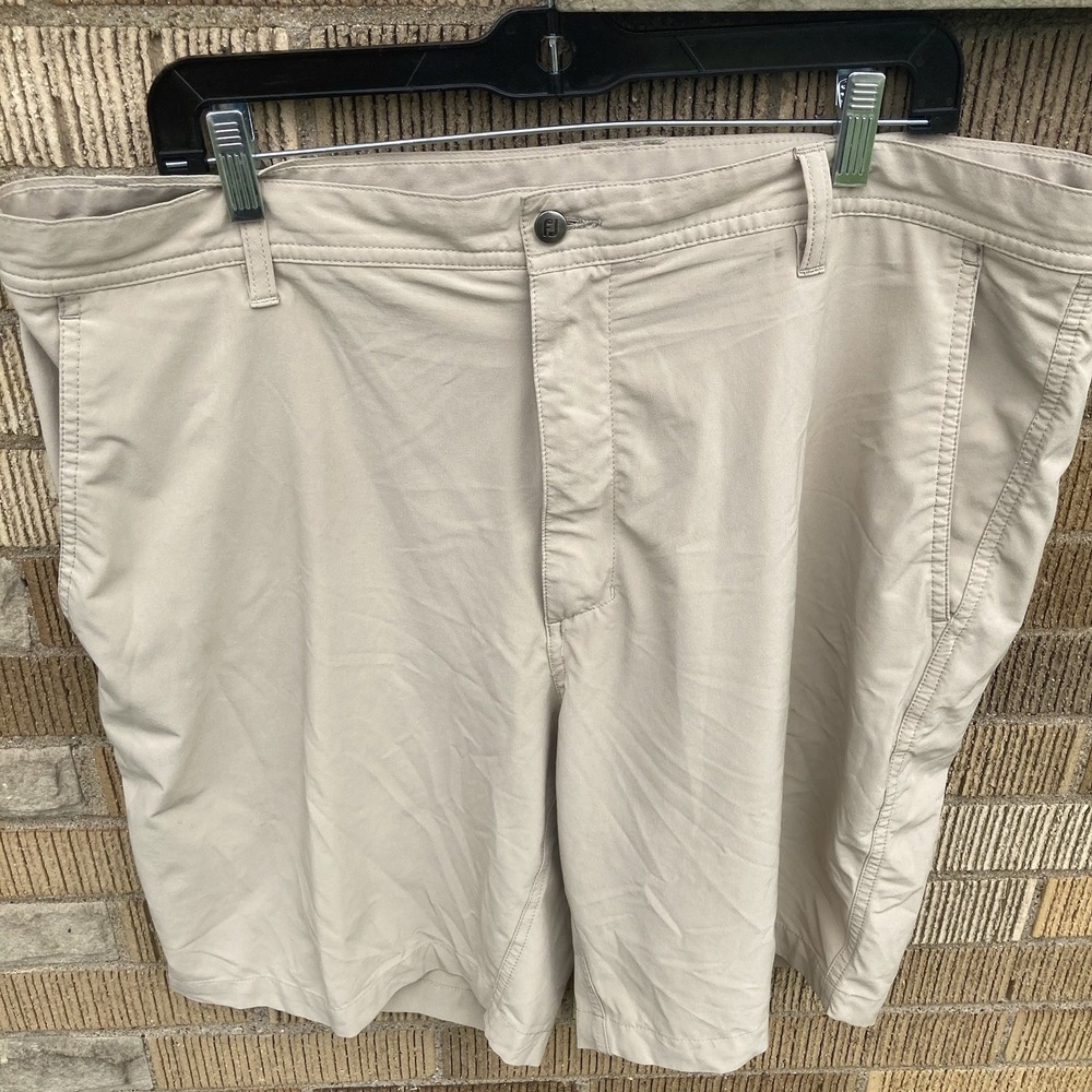 FootJoy Men's Size 40 Golf Shorts Performance Stretch Khaki Lightweight Athletic